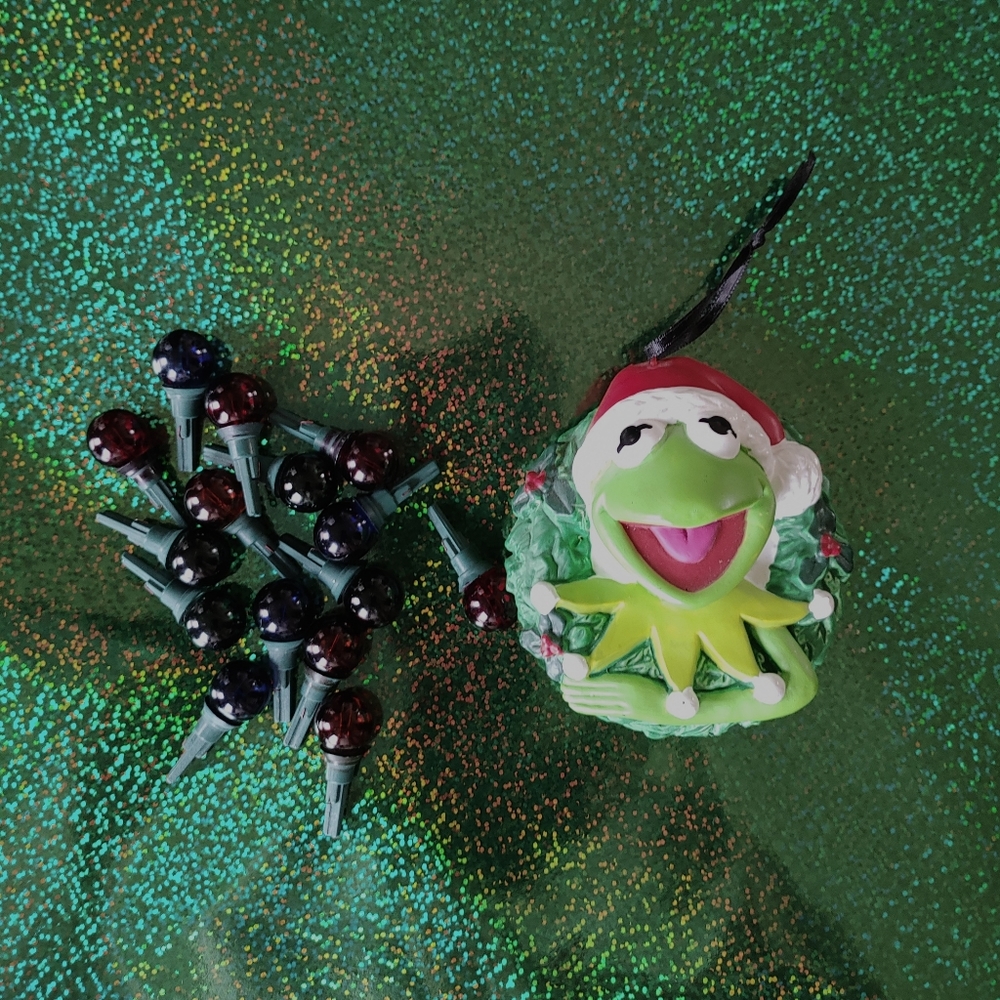 Kermit the Frog Ornament & Replacement Lights